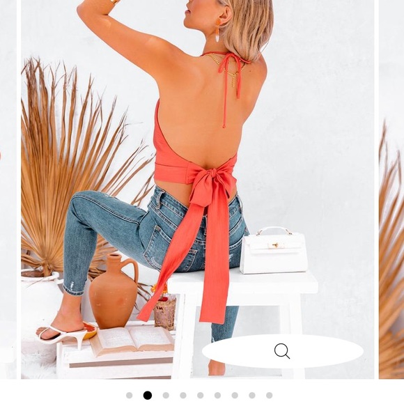 Vici open back crop top - Picture 1 of 3